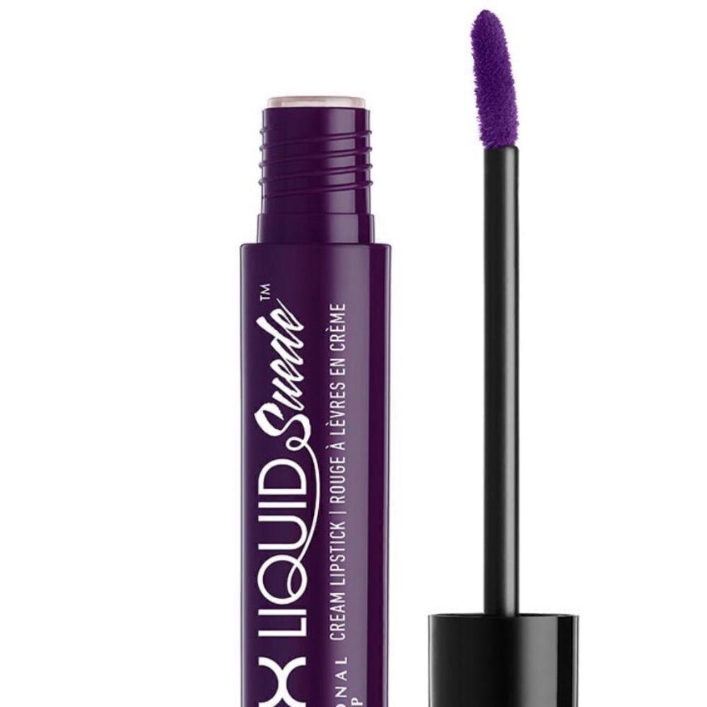 NYX Make Up Liquid suede cream lipstick purple oh put it on